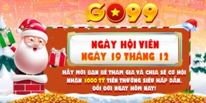 Khuyến mãi chào mừng giáng sinh tại GO99