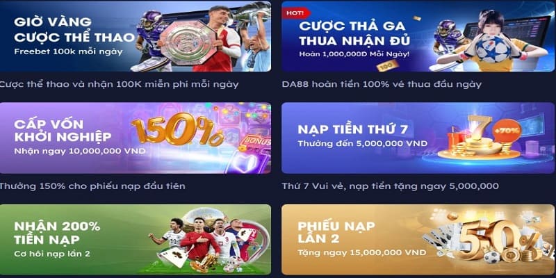 Khuyến Mãi DA88 - Top 3+ Ưu Đãi Hot Không Nên Bỏ Lỡ